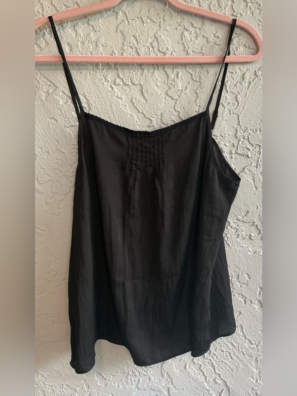 Grade & Gather Black Spaghetti Strap Women's Tank Top
